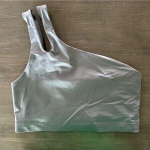 WOMENS FABLETICS ASYMMETRICAL DOUBLE STRAP MIDI BRA